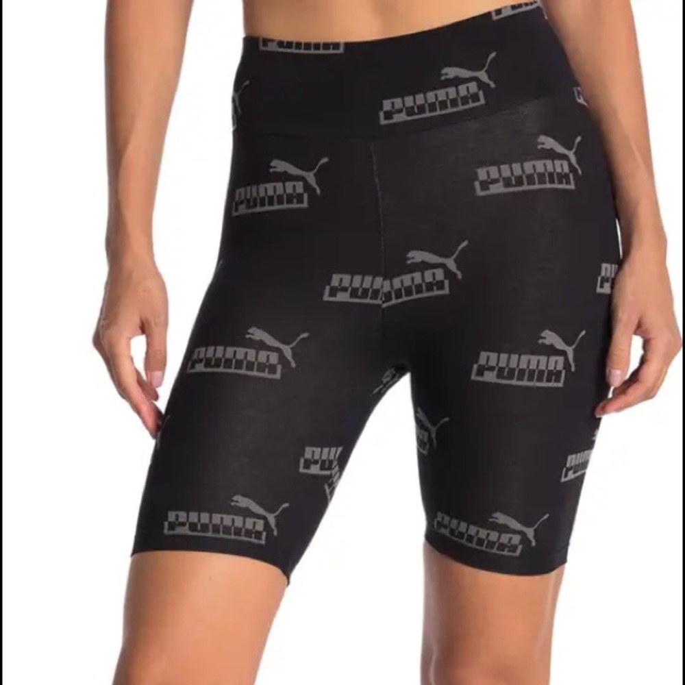 🆕 Puma Amplified 7" Allover Print Bike Shorts 719